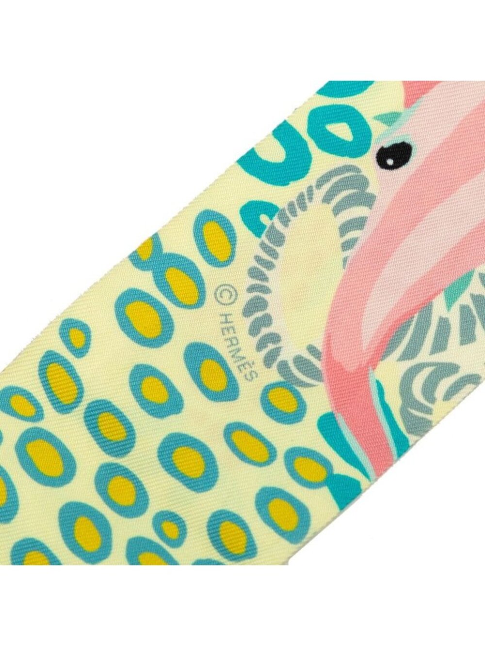 Hermes Twilly Under the Waves Scarf Multicolor Silk - Picture 4 of 5